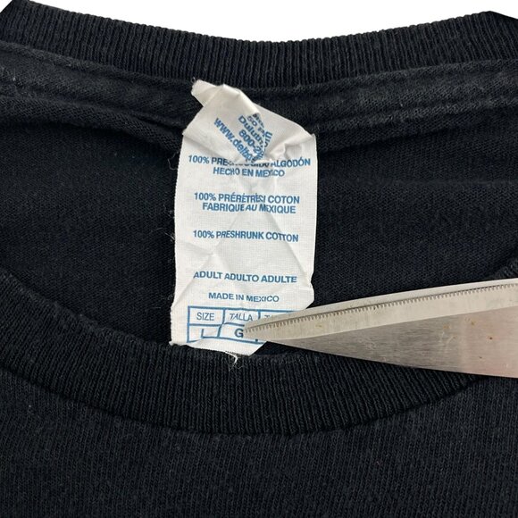 Majestic Boston Red Sox Delta Pro Weight Graphic T-Shirt Black L Mens Short Slee - Picture 3 of 7